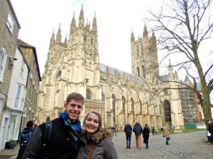 The Canterbury Cathedral. It was truly magnificent. 