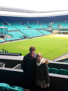Here we are at Centre Court in Wimbledon