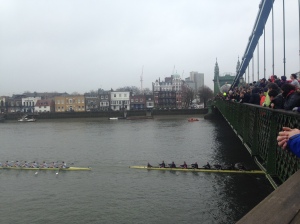 Watching the boat race